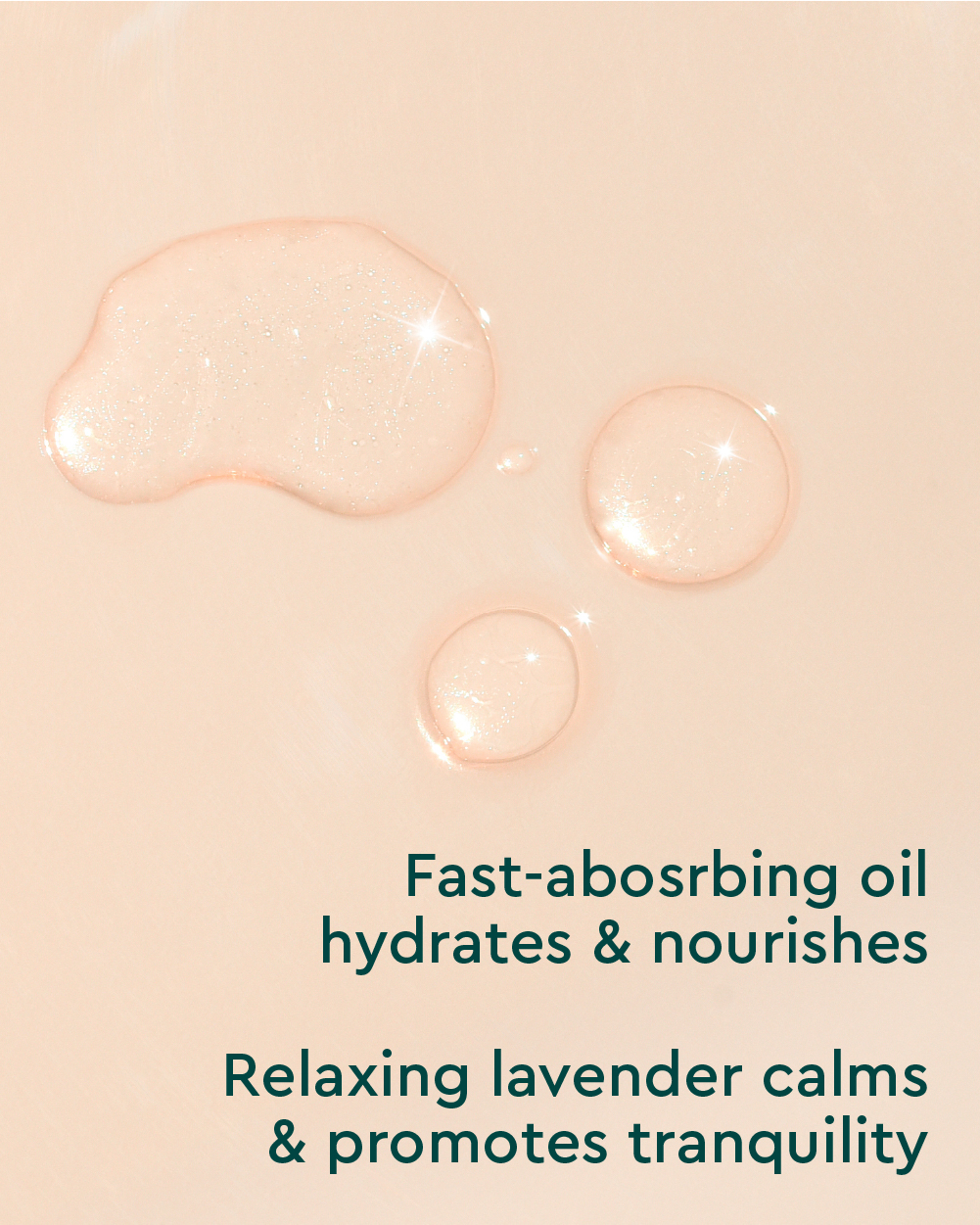 Relaxing Lavender Body Oil  - Left view