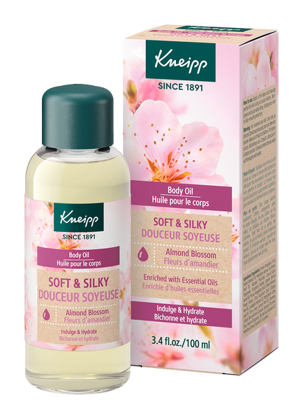 Soft Skin Almond Blossom Body Oil  - Back view