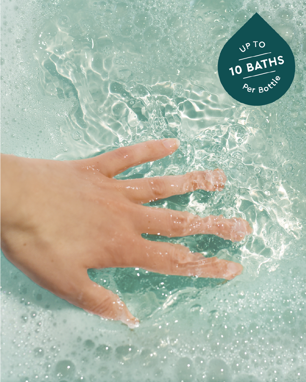 Refreshing Eucalyptus Bath Oil - Back view