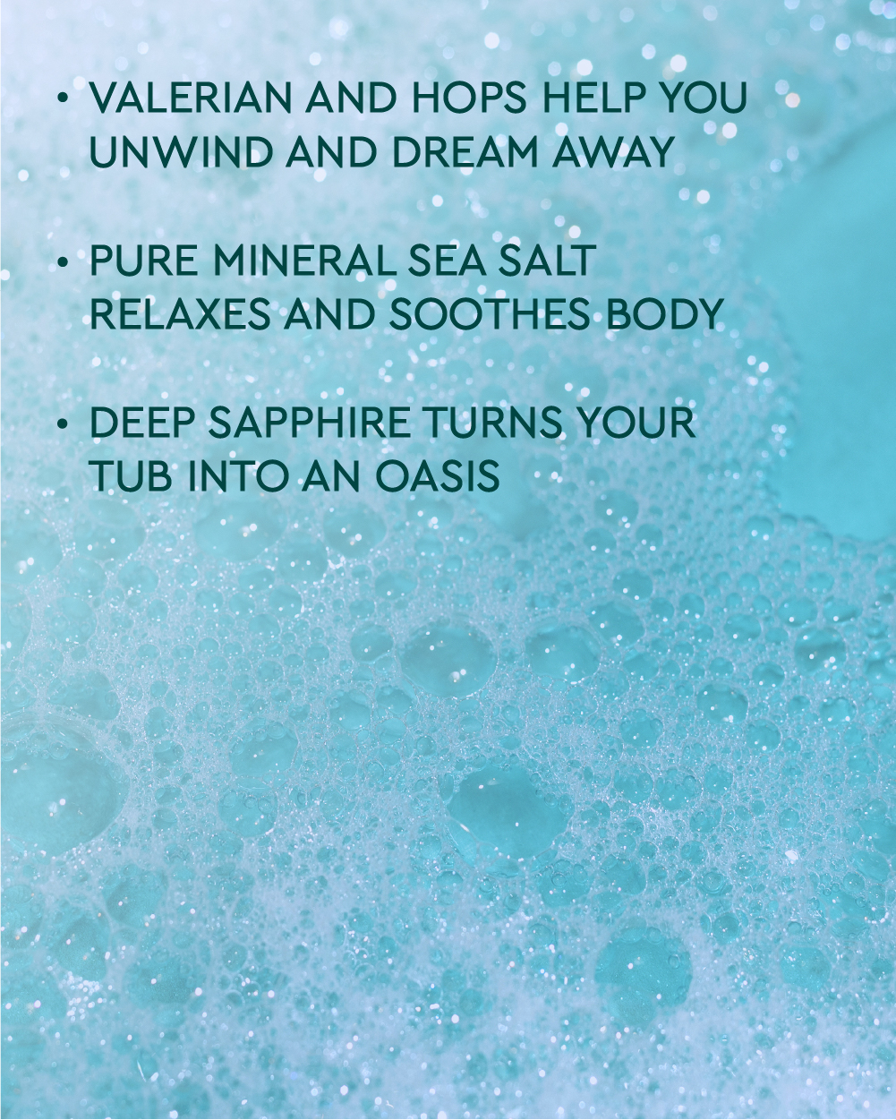 Dream Away Valerian & Hops Mineral Bath Salt Mini - Back view