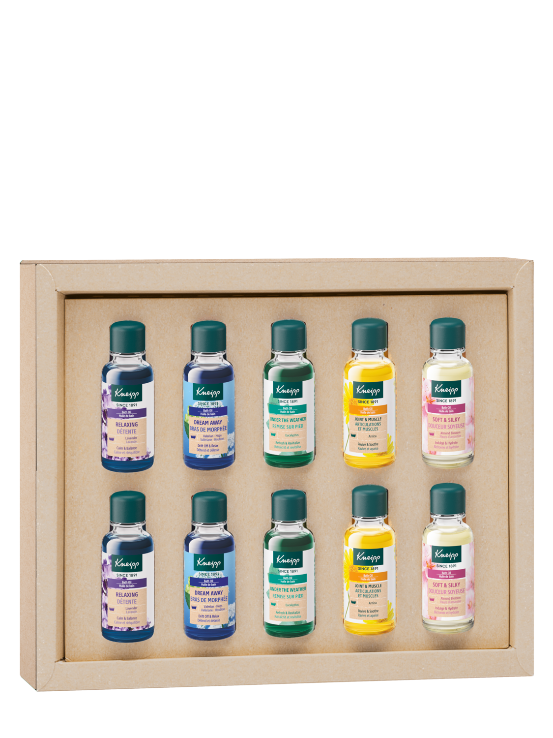 Bath Time 10-Piece Bath Oil Set - Left view