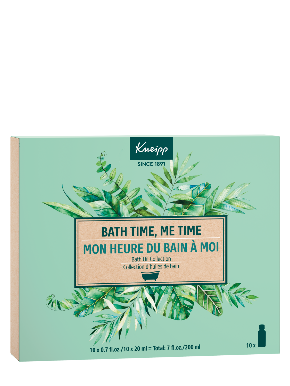 Bath Time 10-Piece Bath Oil Set - Front view