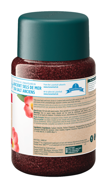 Back & Neck Devil's Claw Mineral Bath Salt  - Back view