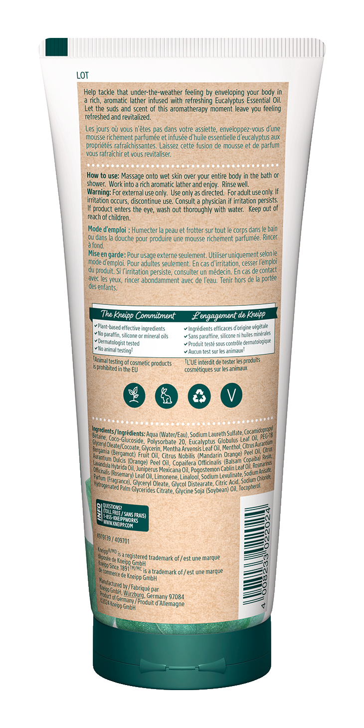 Body Wash Under The Weather - Back view