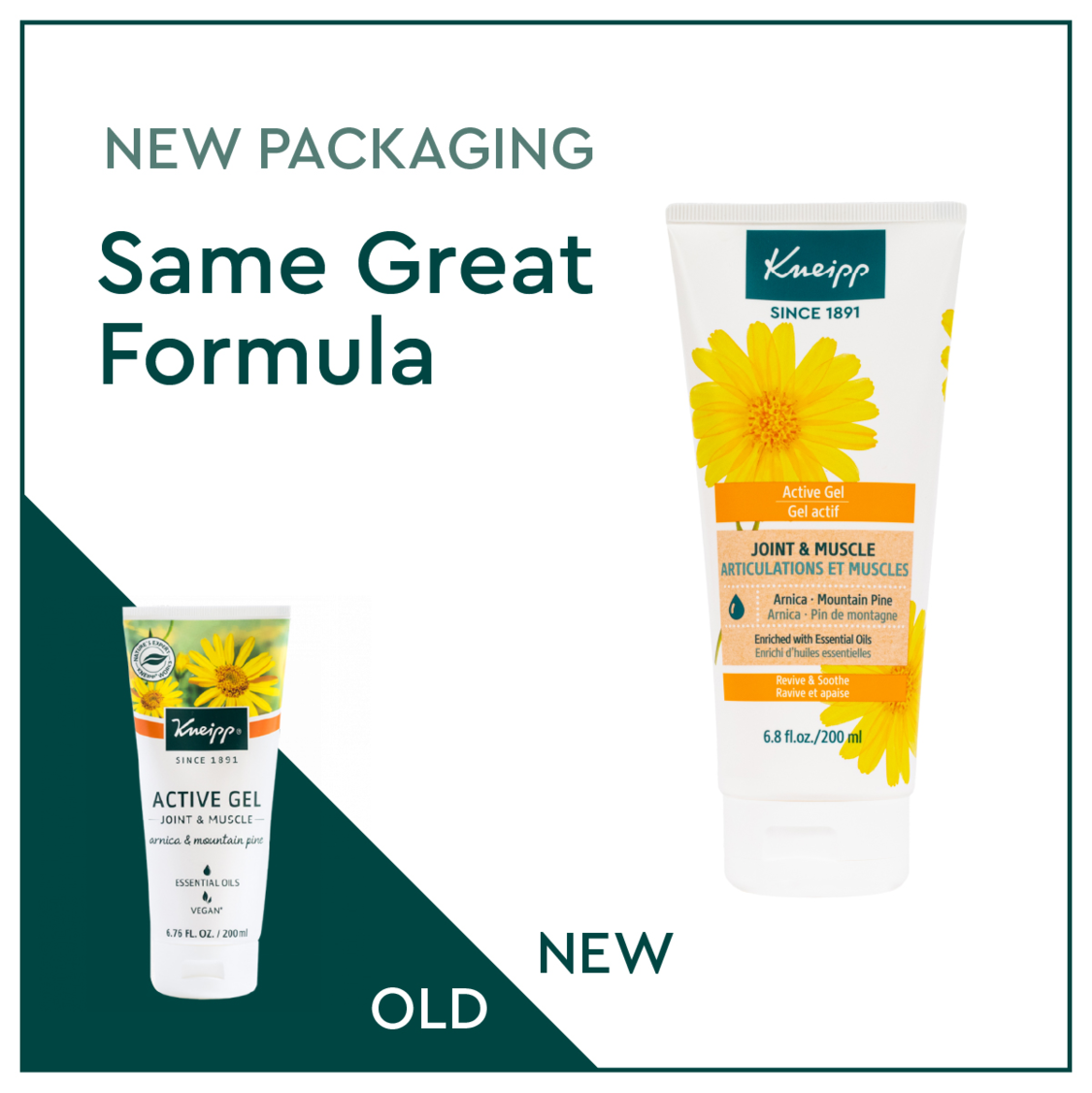 Joint & Muscle Arnica & Mountain Pine Active Gel - Left view