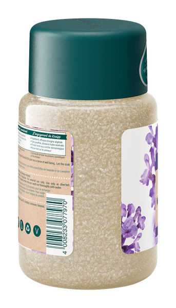 Relaxing Lavender Mineral Bath Salt - Left view