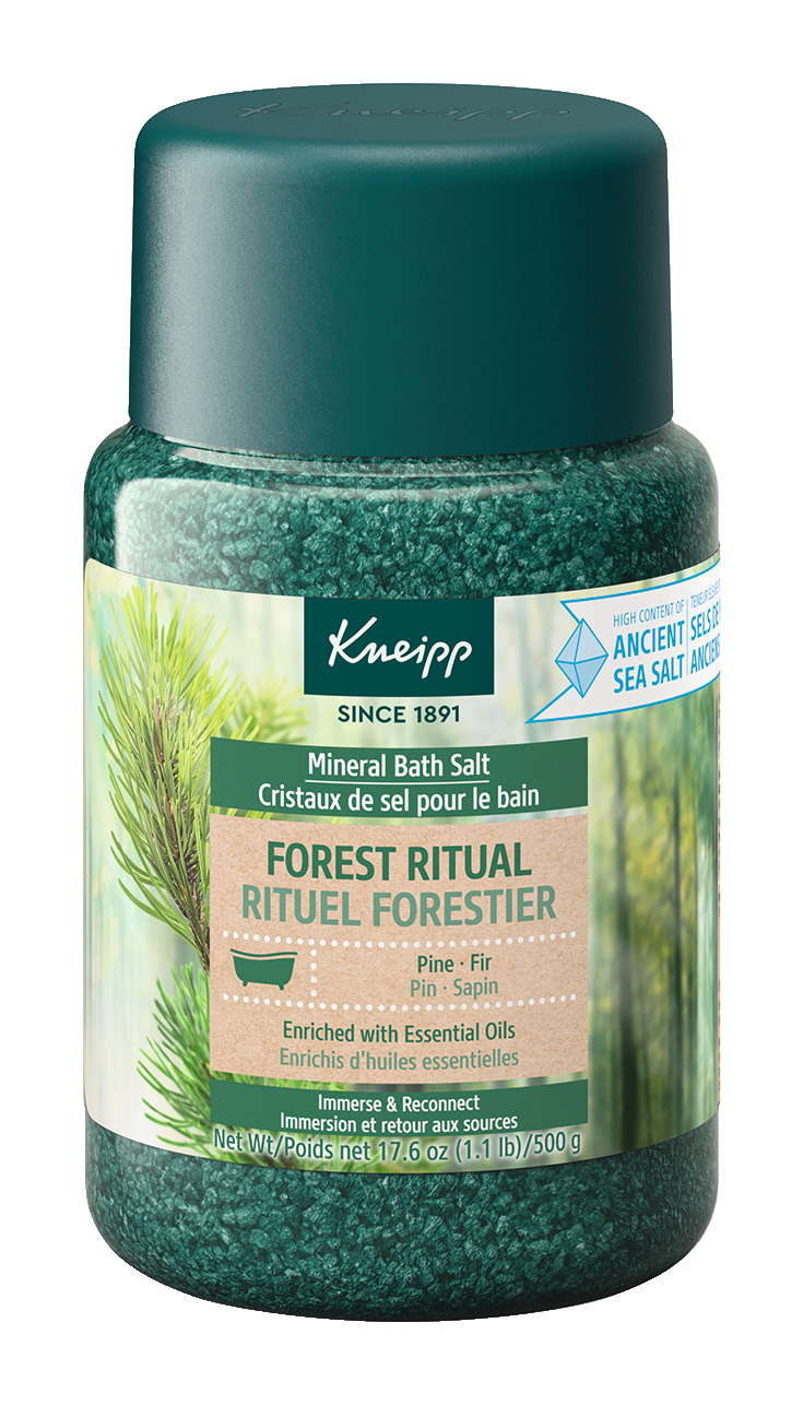 Forest Ritual Pine & Fir Mineral Bath Salt  - Front view