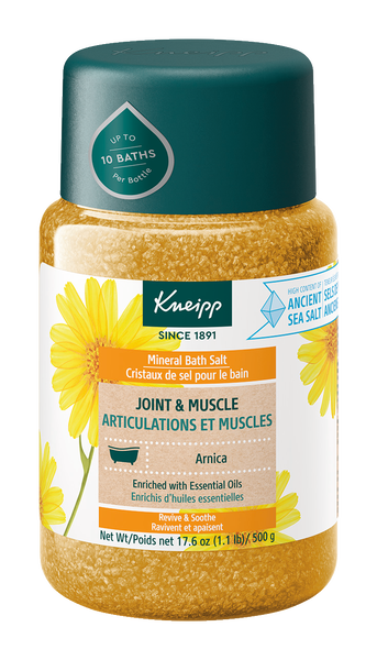 Joint & Muscle Arnica Mineral Bath Salt - Front view