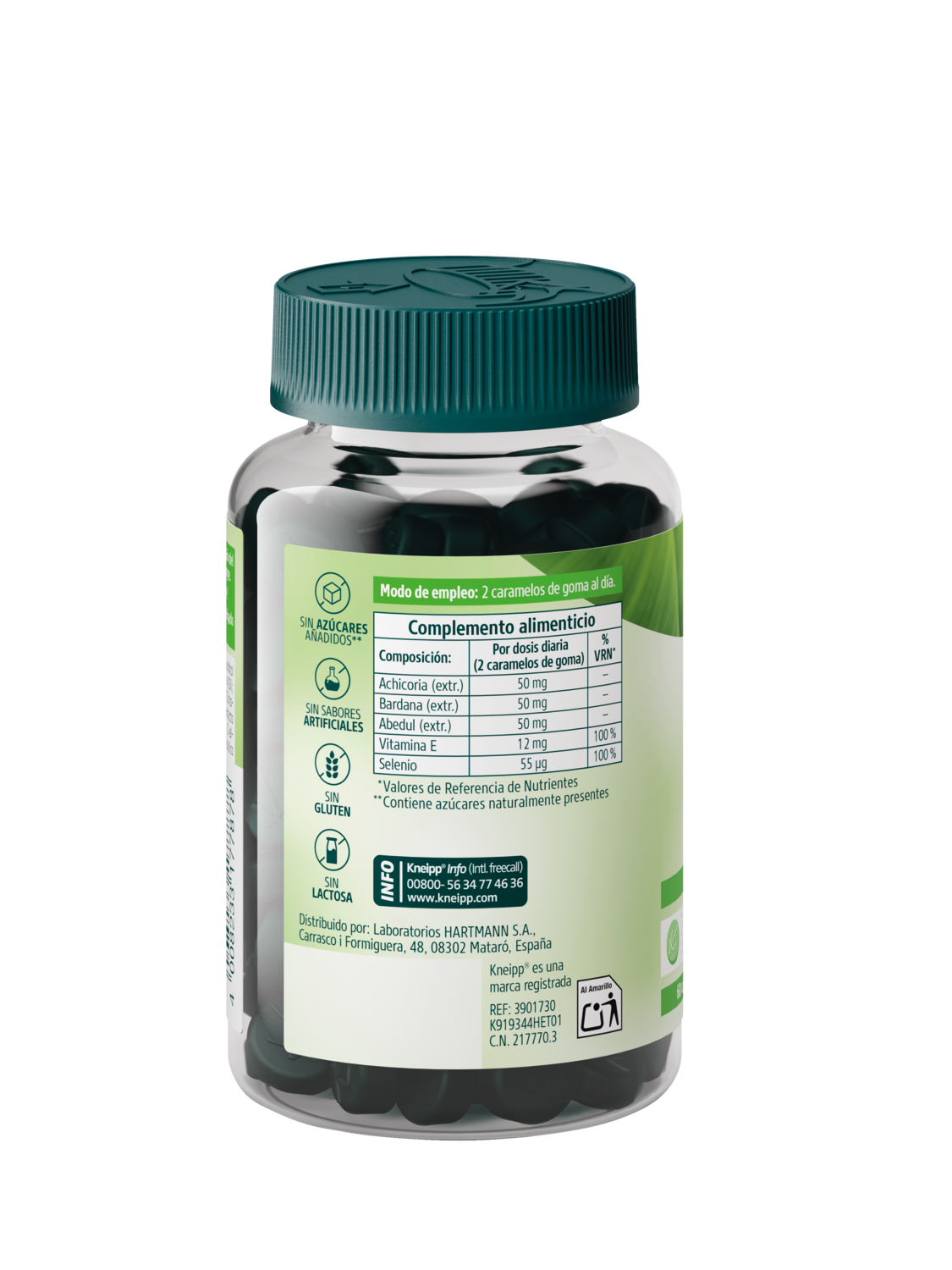 Detox Gummies - Vista trasera