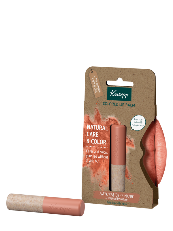 Bálsamo labial con color nude