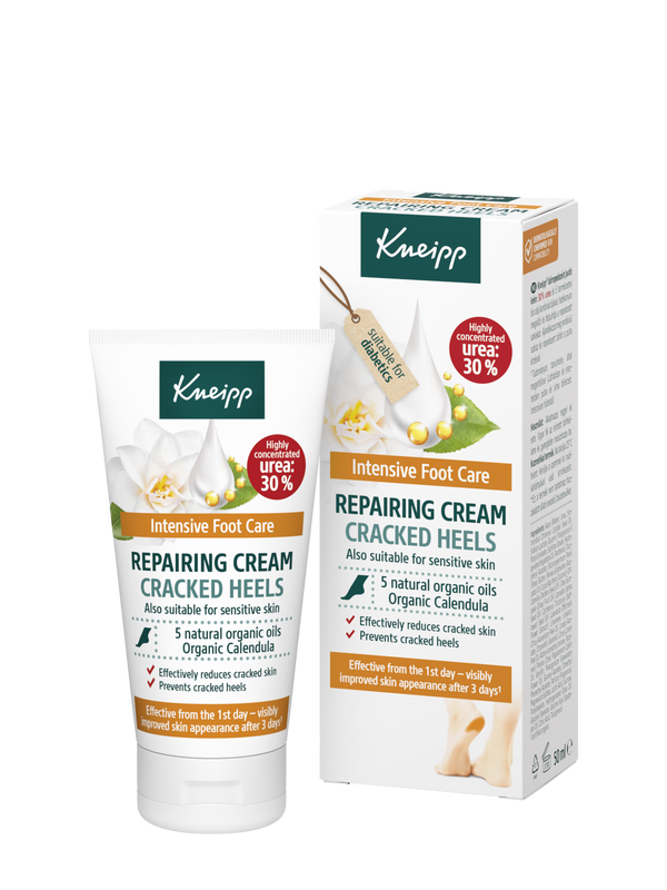 Crema talones agrietados