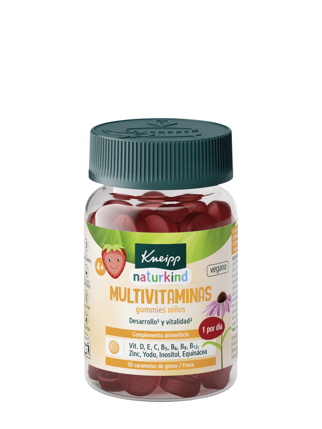 Gummies ni&ntilde;os multivitaminas - Vista frontal