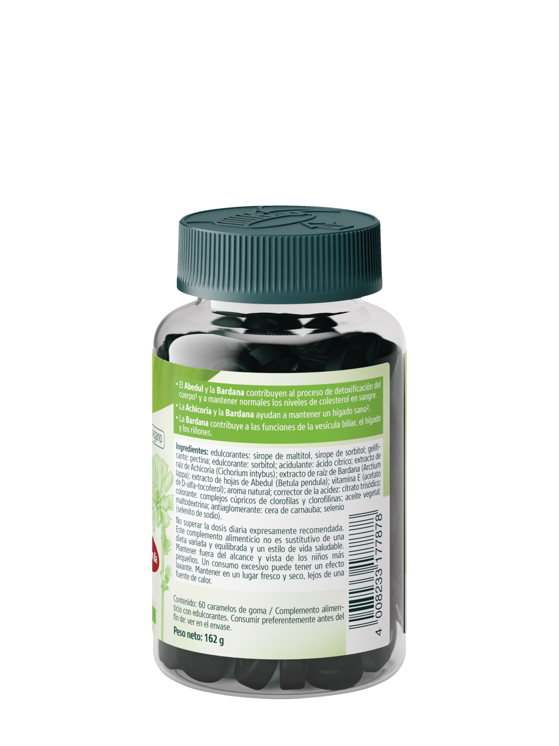 Detox Gummies - Vista trasera