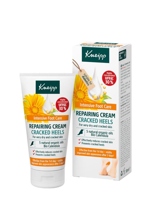 Crema talones agrietados