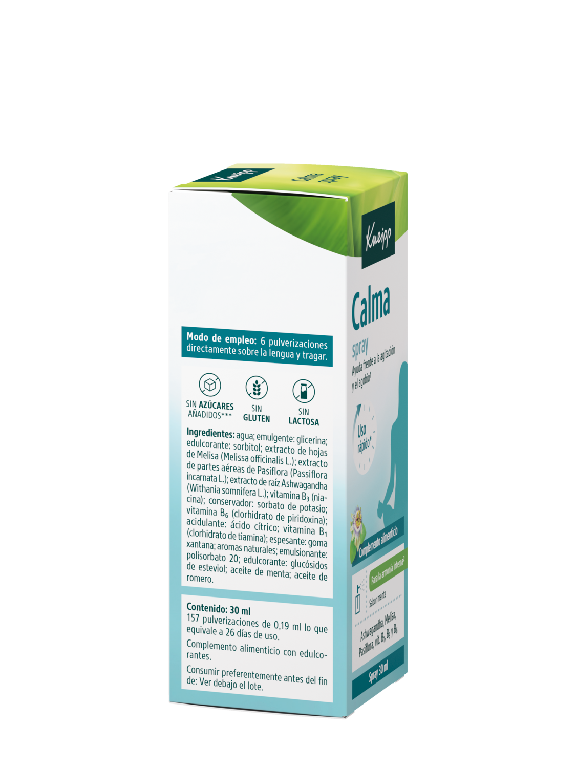 Kneipp&reg; Calma Spray 30ml - Vista derecha
