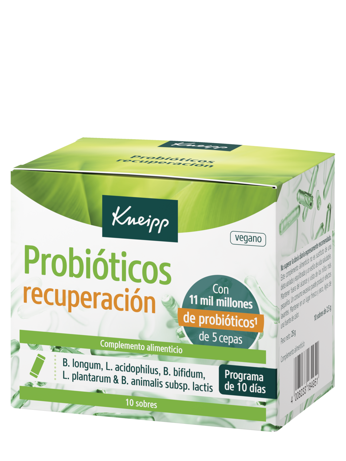 Kneipp Probi&oacute;ticos Recuperaci&oacute;n - Vista frontal