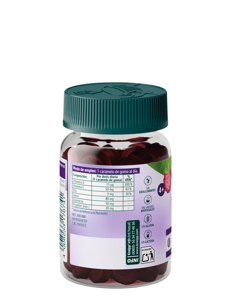 Gummies Niños Inmunidad  - Vista trasera