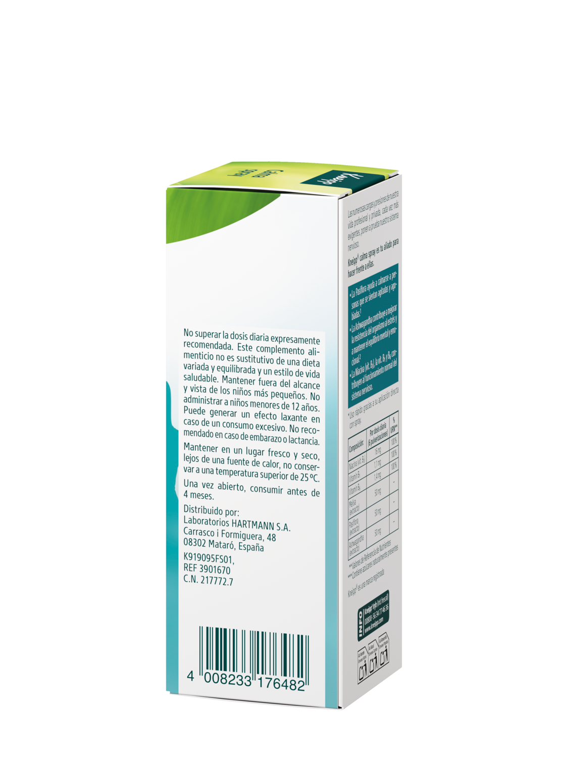 Kneipp&reg; Calma Spray 30ml - Vista izquierda