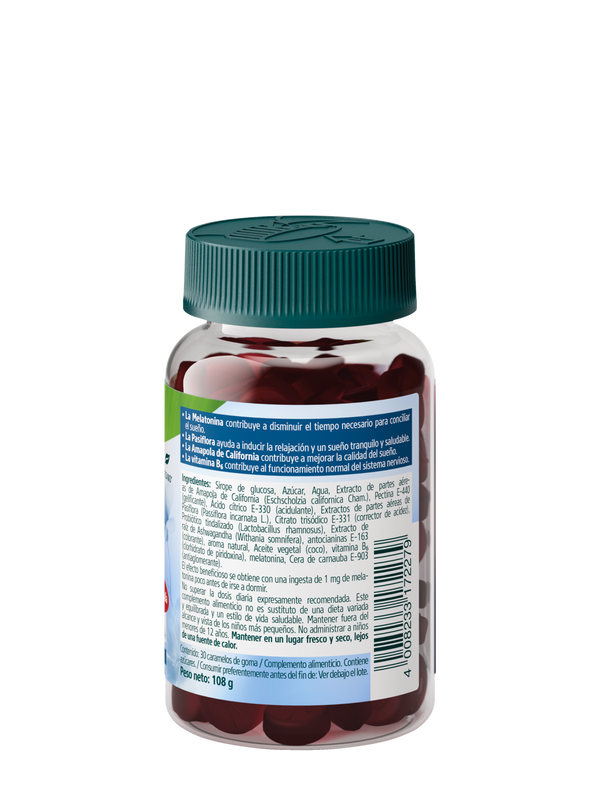 Gummies Sue&ntilde;o con probi&oacute;tico