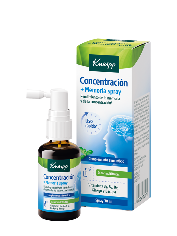 Kneipp® Concentración + Memoria Spray 30ml