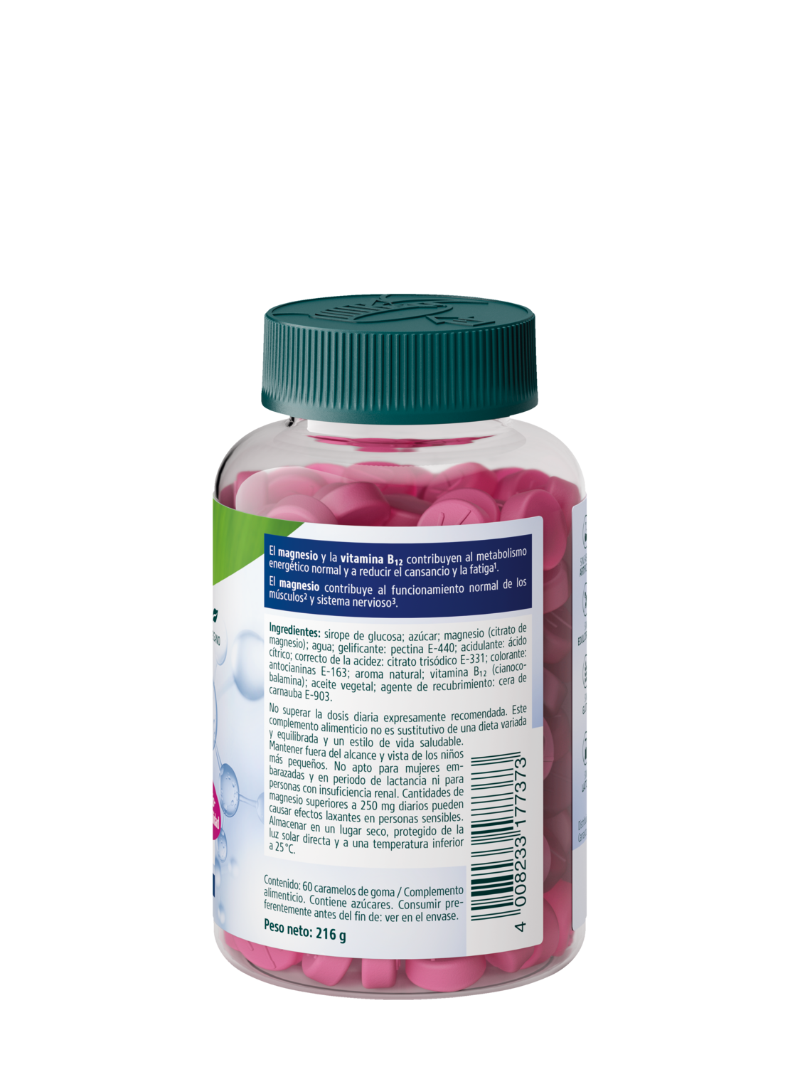 Magnesio Gummies - Vista derecha