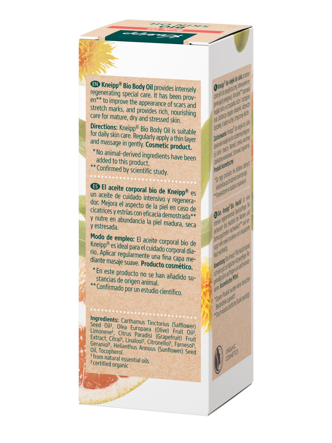 Bio Skin Oil - Vista trasera