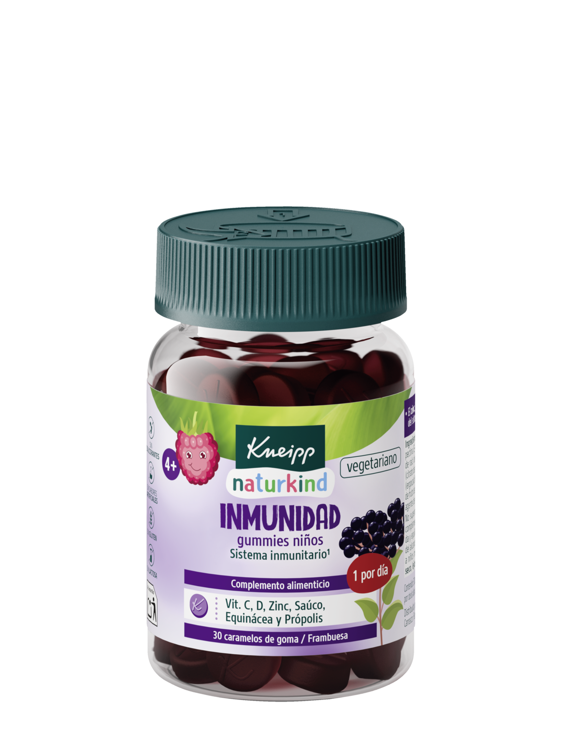 Gummies ni&ntilde;os inmunidad - Vista frontal