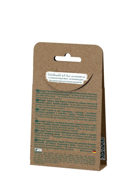 Bálsamo labial Repair & Prevent - Vista trasera