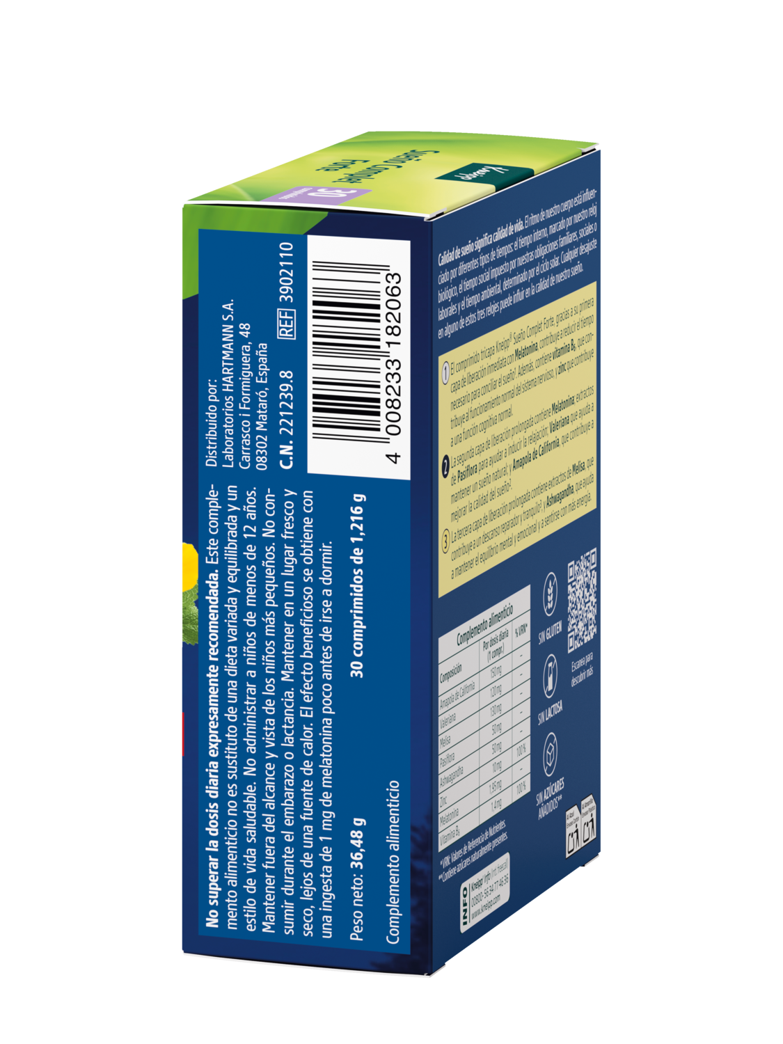 Kneipp&reg; Sue&ntilde;o Complet Forte 30u. - Vista izquierda