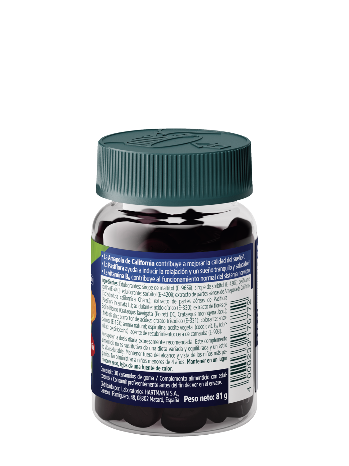 Gummies Ni&ntilde;os Sue&ntilde;o - Vista derecha