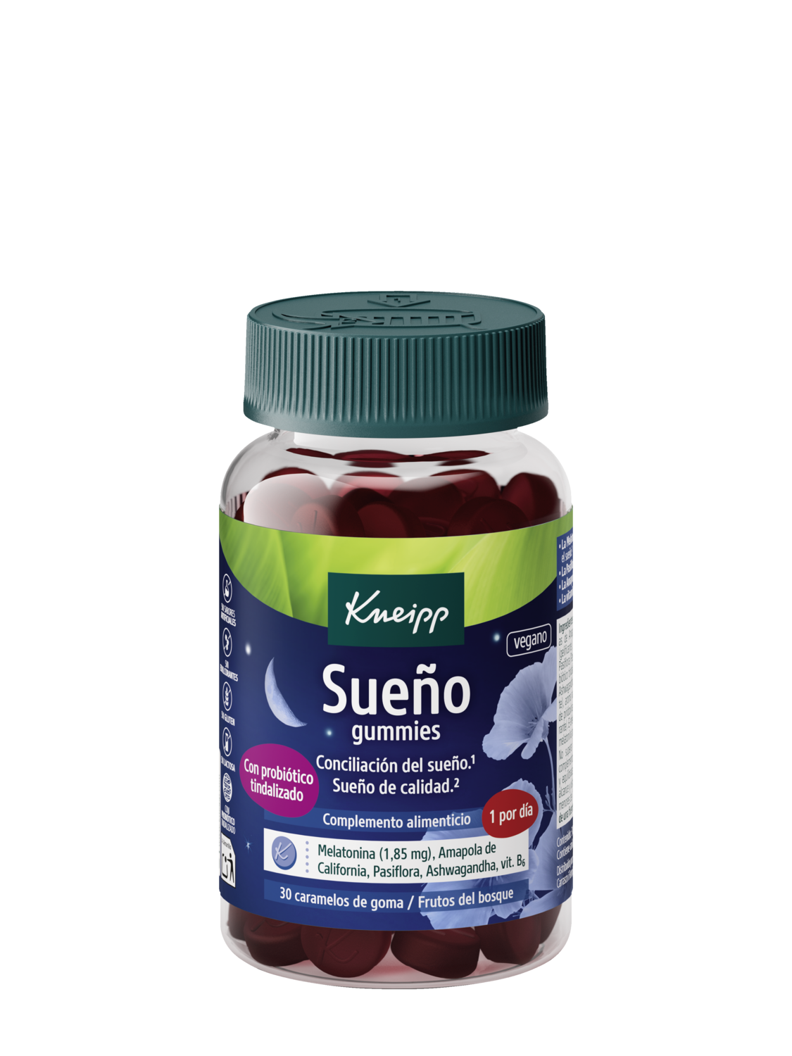 Gummies Sue&ntilde;o con probi&oacute;tico - Vista frontal