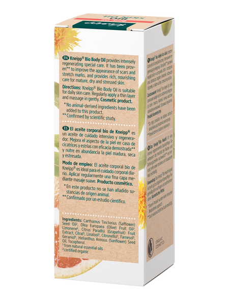 Bio Skin Oil - Vista trasera