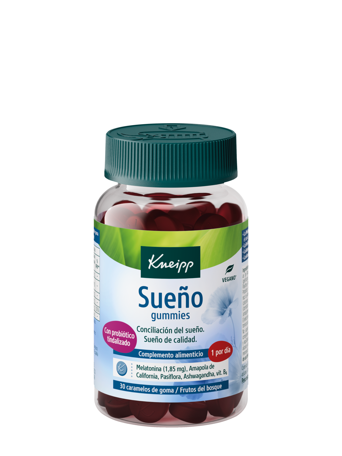 Gummies Sue&ntilde;o con probi&oacute;tico - Vista frontal