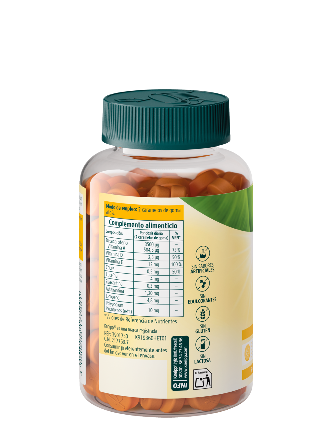 Sol Gummies - Vista trasera