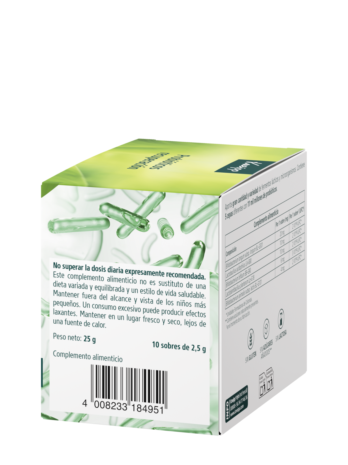 Kneipp Probi&oacute;ticos Recuperaci&oacute;n - Vista izquierda