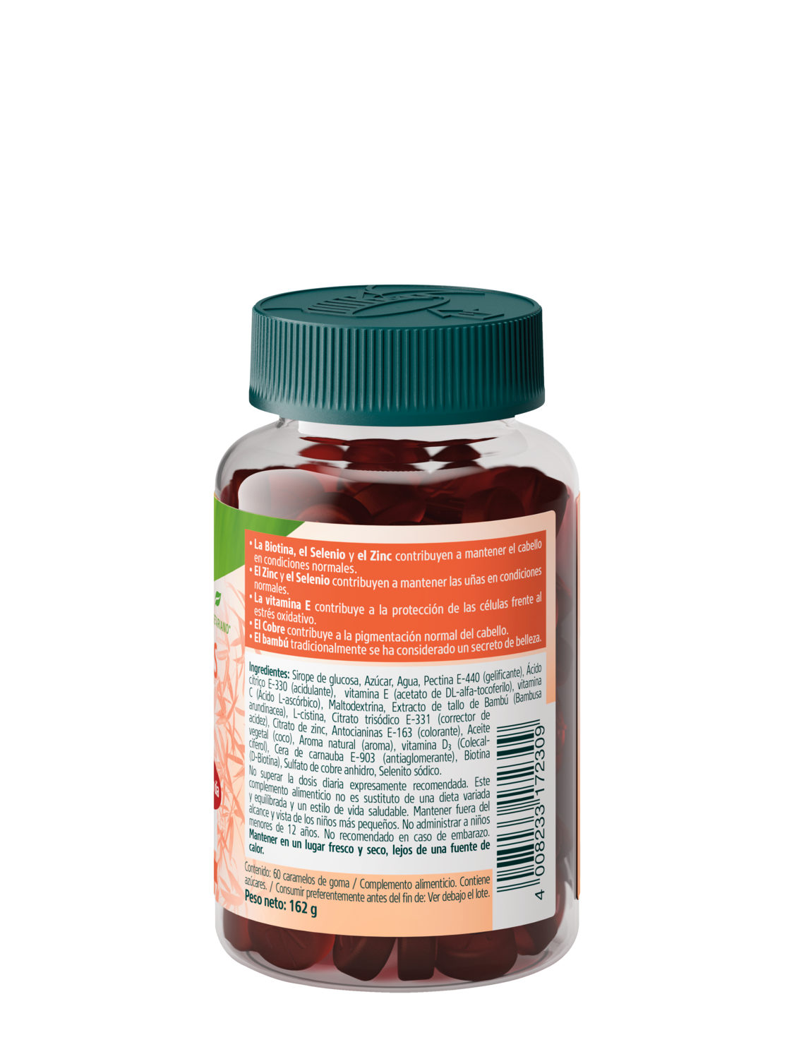 Cabello y U&ntilde;as Gummies - Vista derecha