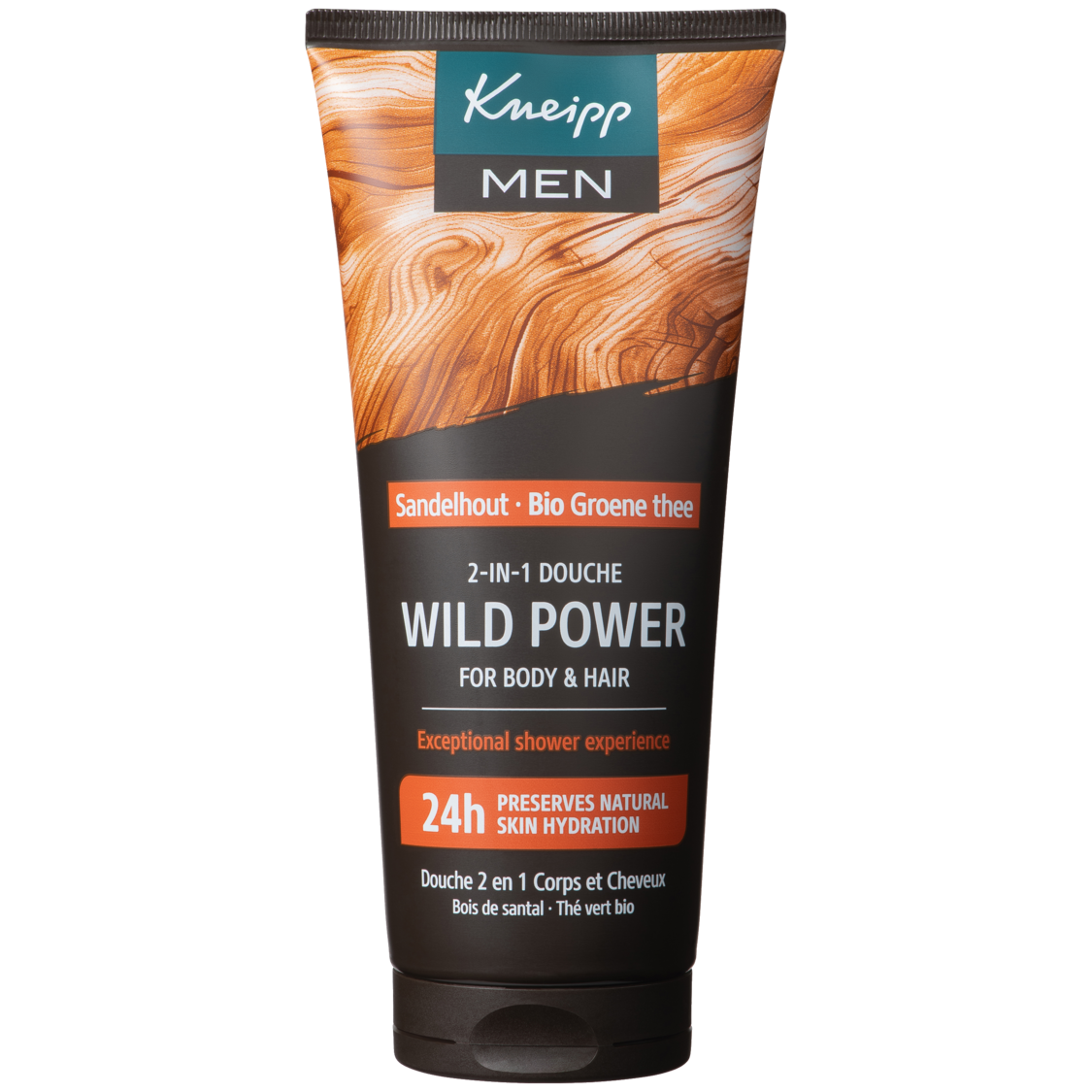 Douche 2-en-1 Corps et Cheveux Wild Power - Vue de face