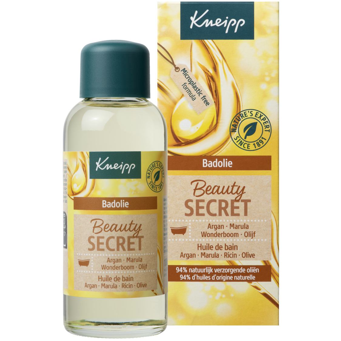 Huile de bain Beauty Secret - Vue de face