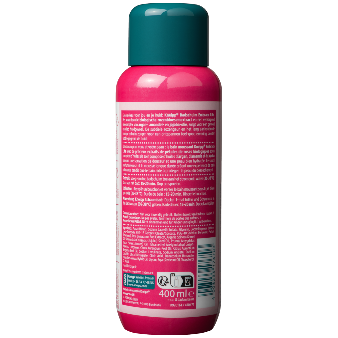 Bain Moussant Embrace Life - Vue de dos
