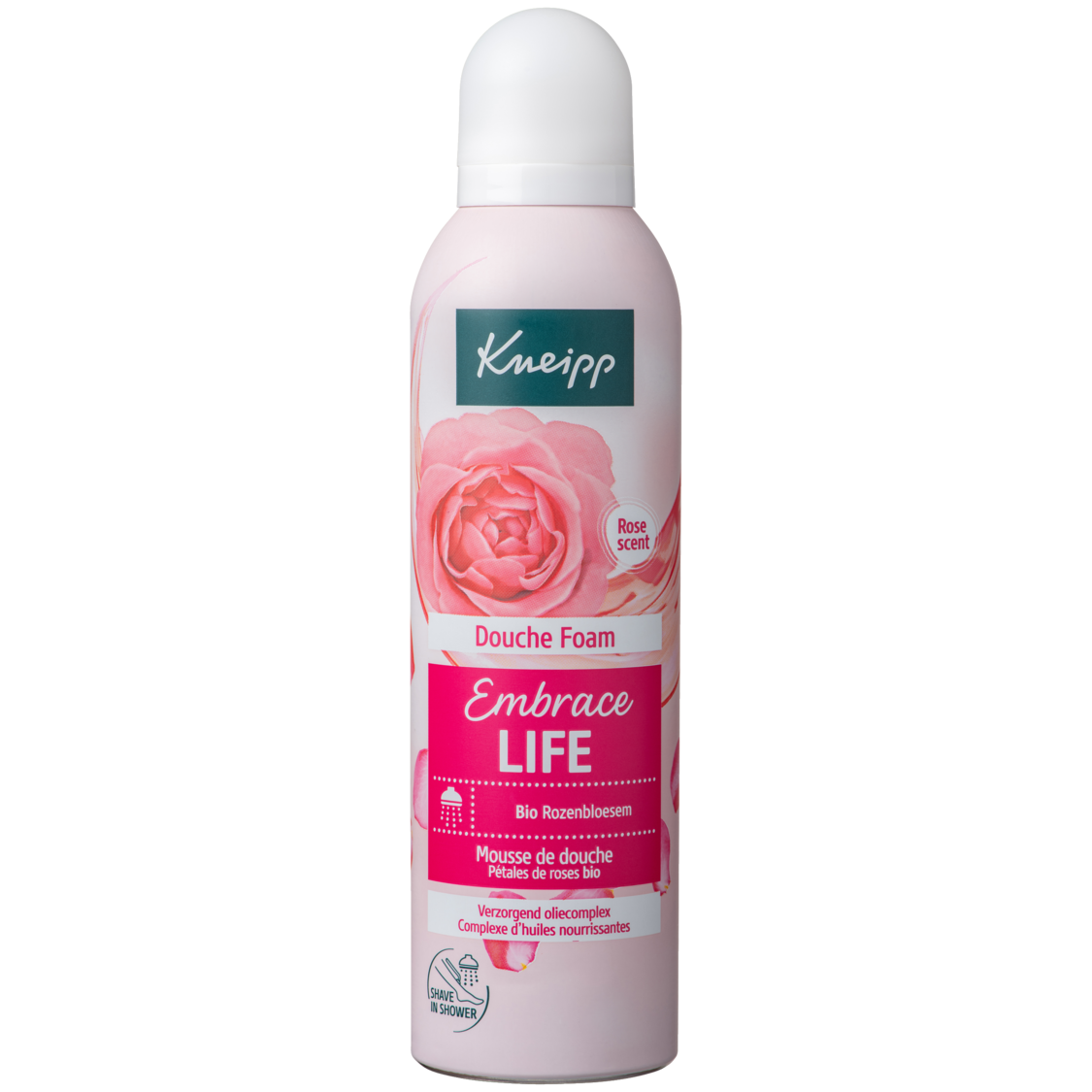 Mousse de douche Embrace Life - Vue de face