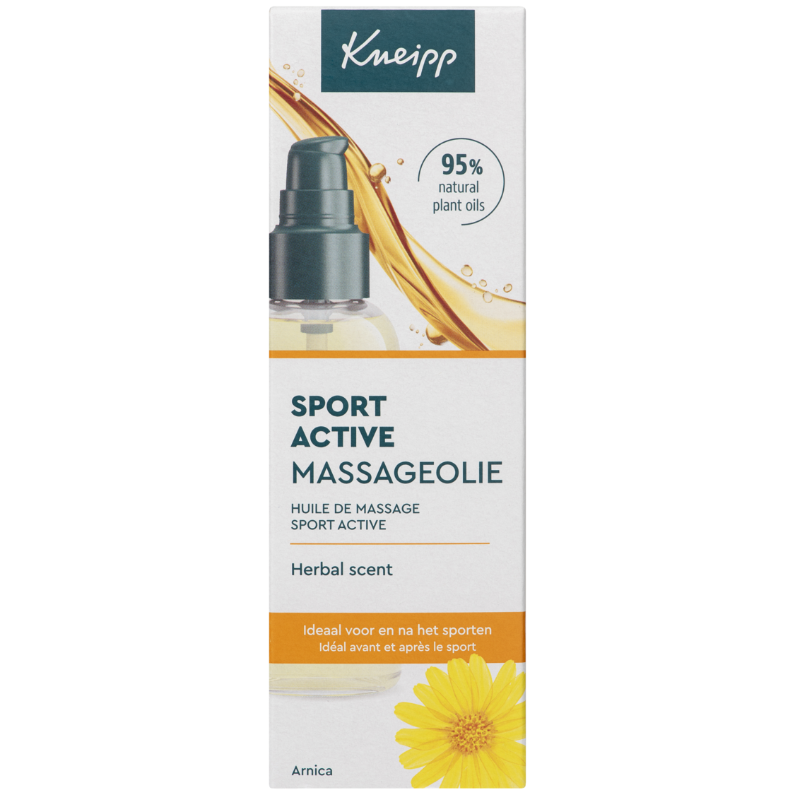 Huile de massage SportActive - Vue de gauche