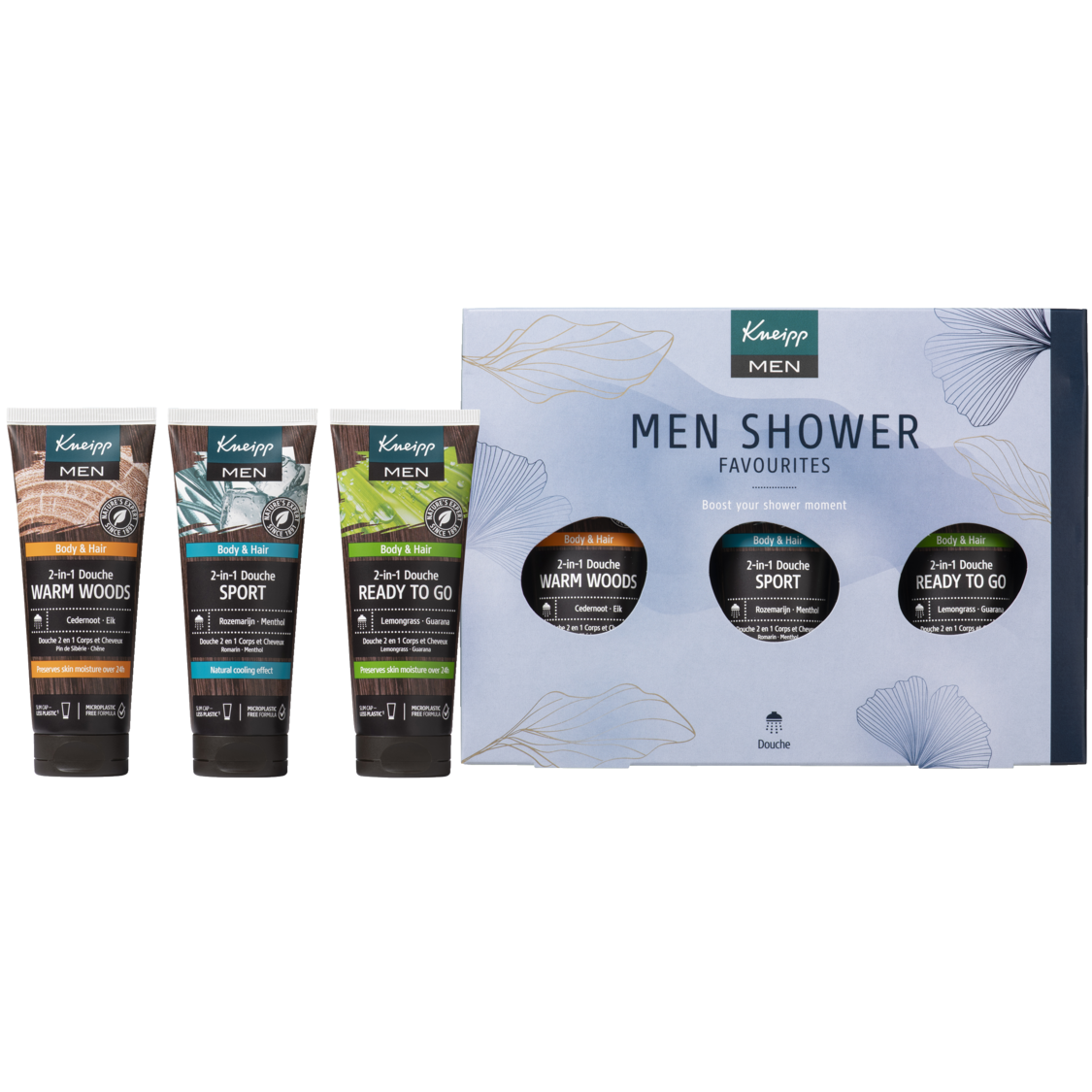 Coffret Men Shower Favourites - Vue de face