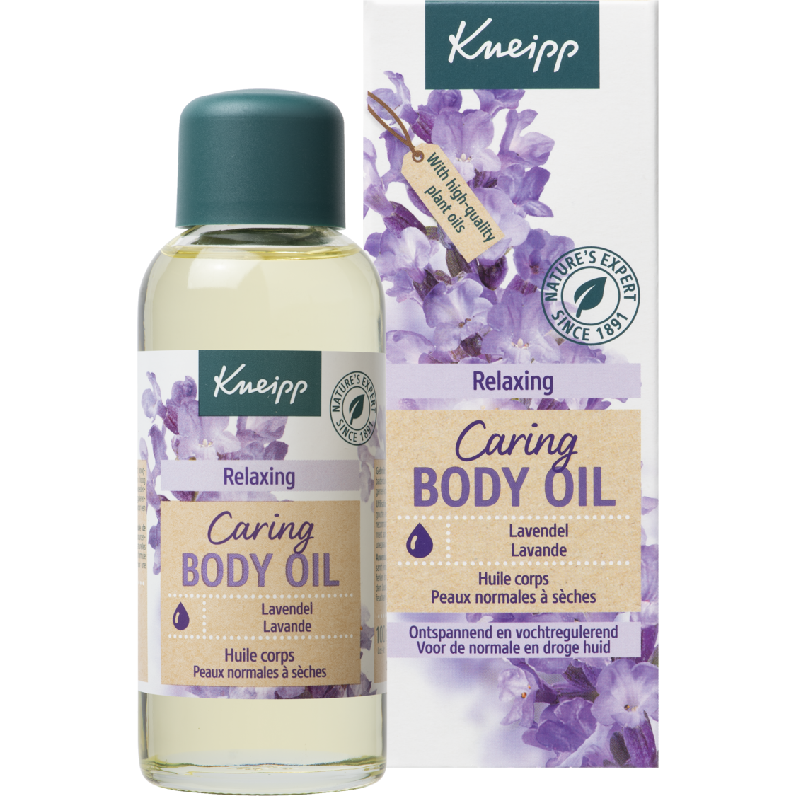 Huile corps Relaxing - Vue de face