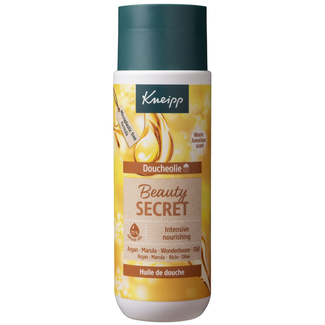 Huile de douche Beauty Secret - Vue de face