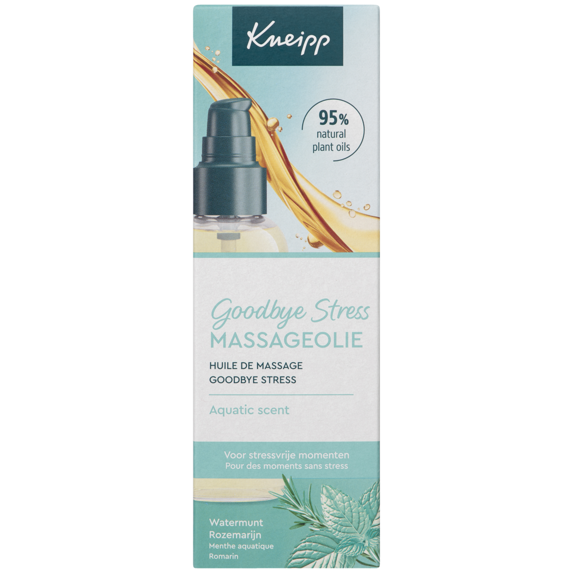 Huile de massage Goodbye Stress - Vue de gauche