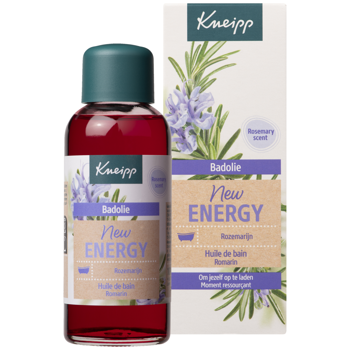 Huile de bain New Energy - Vue de face