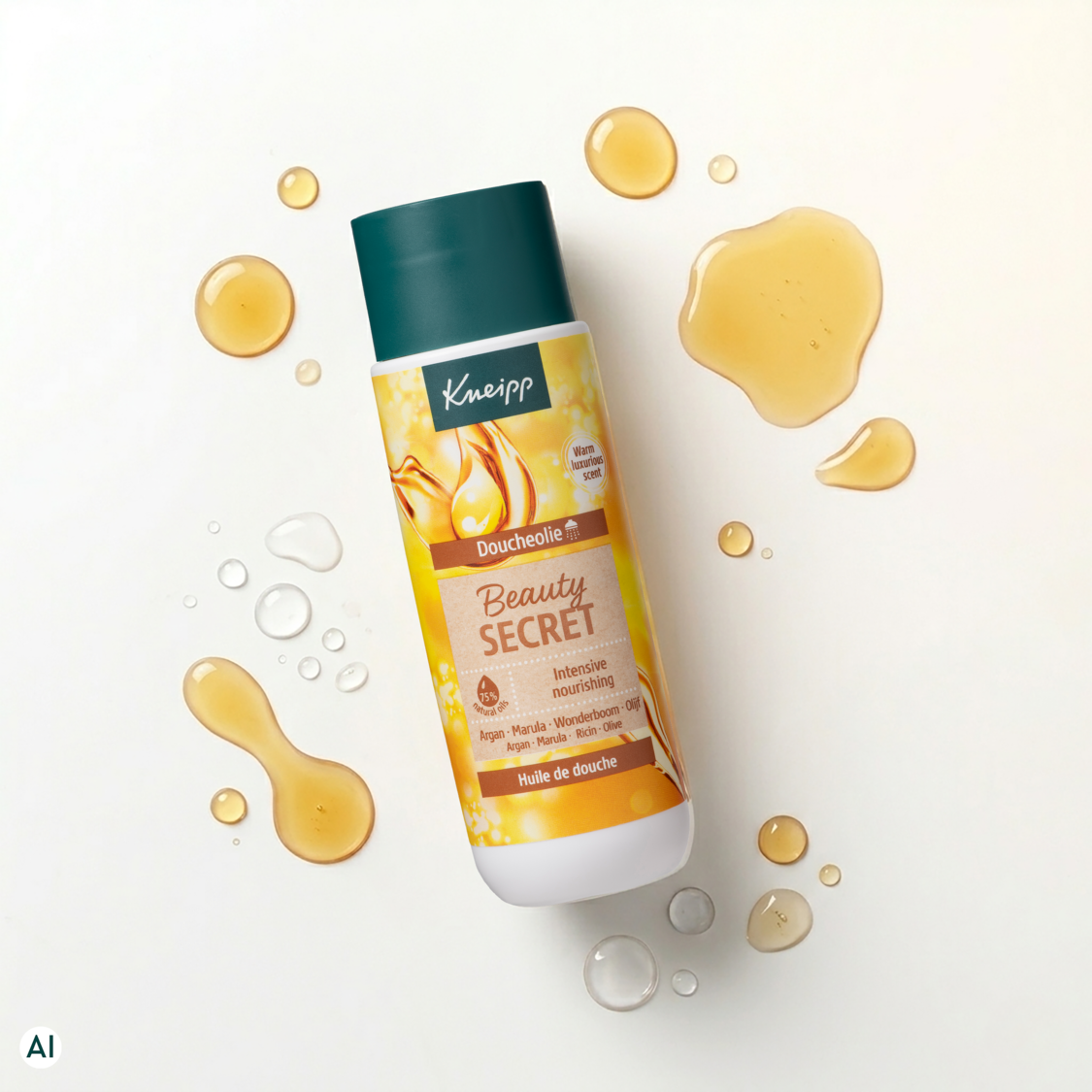 Huile de douche Beauty Secret - Vue de dos