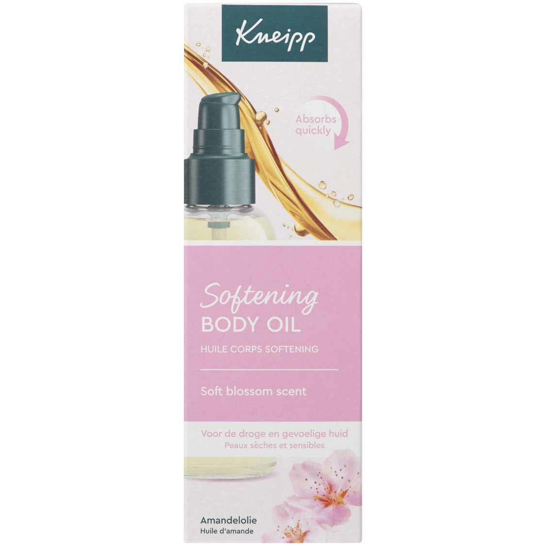 Huile corps Soft Skin - Vue de gauche