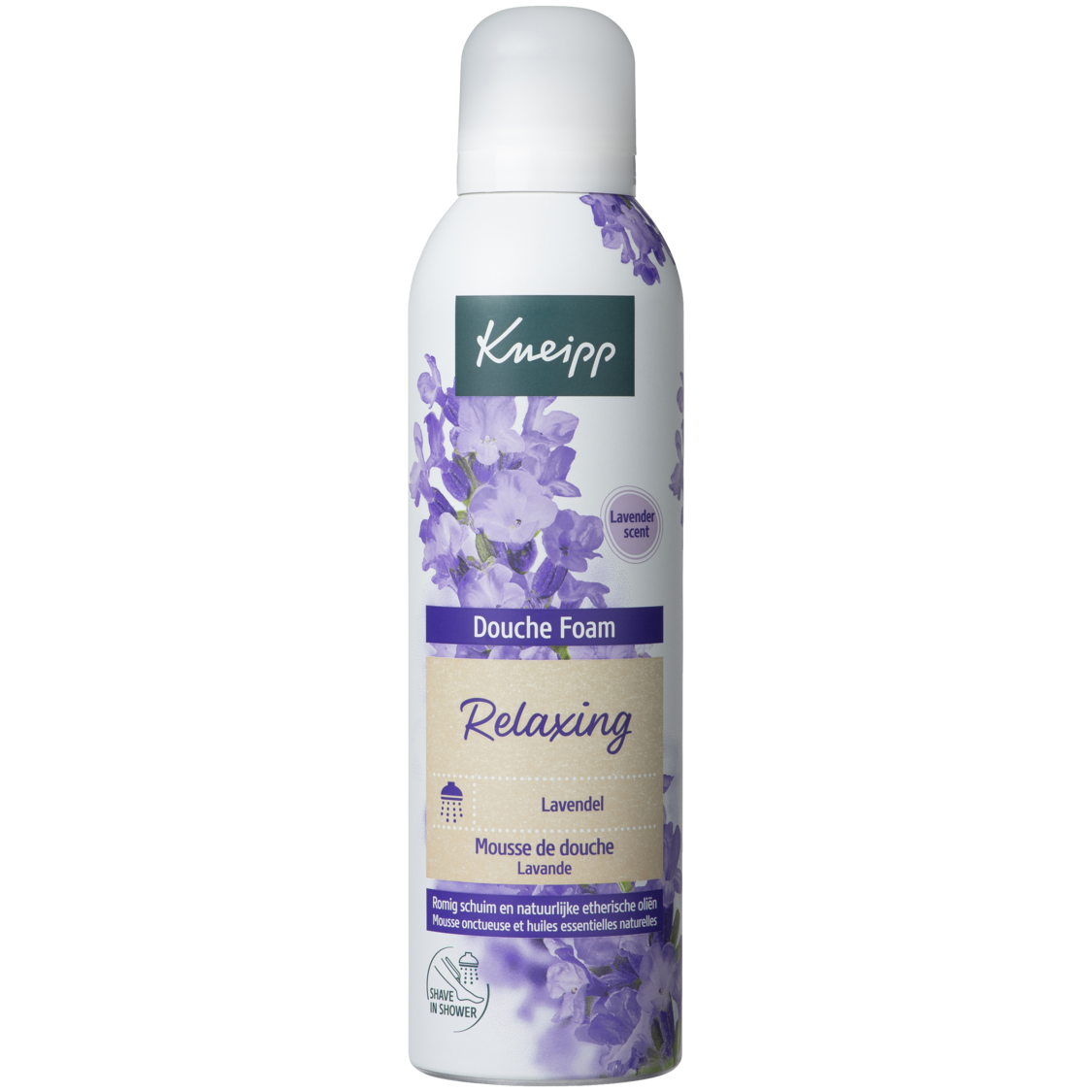 Mousse de douche Relaxing - Vue de face