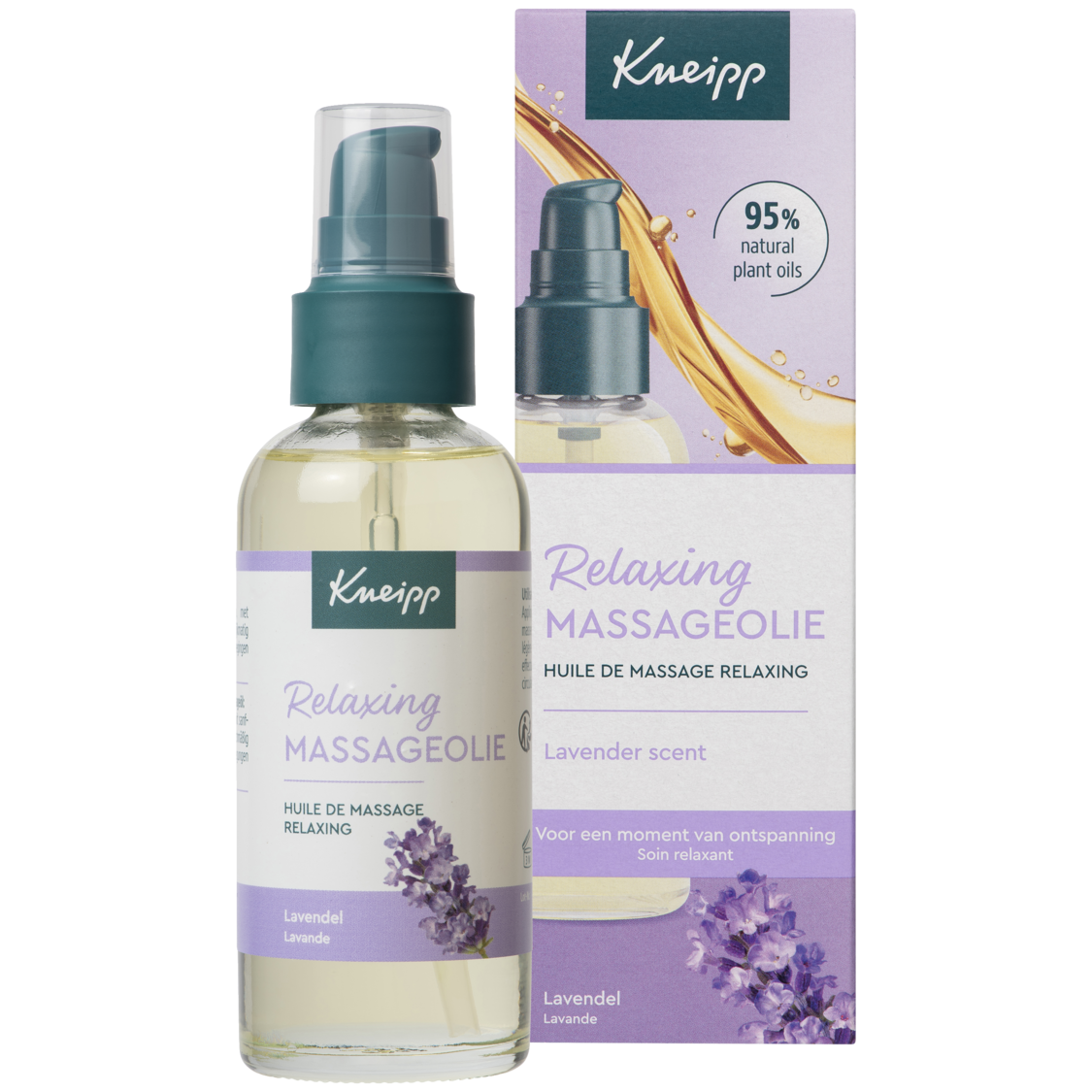 Huile de massage Relaxing - Vue de face